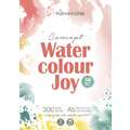 Hahnemühle | Concept Watercolour Joy pads —  300 gsm, A5 - 14.8 cm x 21 cm, pad (bound on one side), 300 gsm