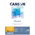CANSON® | Montval® Watercolour pads — 300 gsm, A5 - 70 sheets, 50 sheet pad (one side bound), cold pressed