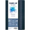 CANSON® | Montval ART BOOK — 300 gsm, A5 portrait: 14.8 cm x 21 cm, pad (bound on one side), cold pressed
