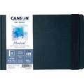 CANSON® | Montval ART BOOK — 300 gsm, A5 portrait: 21 cm x 14.8 cm, pad (bound on one side), cold pressed