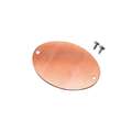 ABIG | Copper Enamelling Door Signs — 0.8 mm thick, oval 63 x 45 mm, oval 63 x 45 mm, single