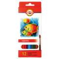 KOH-I-NOOR | Aquarell 'Fish' School Coloured pencils — packs, 12 colours, set