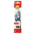 KOH-I-NOOR | Aquarell 'Fish' School Coloured pencils — packs, 6 colours, set