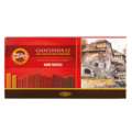 KOH-I-NOOR | GIOCONDA 8100 Hard Pastels — monochrome sets of 12, 12 brown tones, set