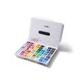 HIMI | Twin Cup Gouache Paint sets — 12 ml pans, 112 pans, white edition, 5. 112 pans
