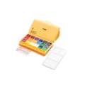 HIMI | Jelly Cup Gouache Paint sets — 30 ml pans, 18 x pans, yellow edition, set, 1. 18 colours