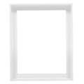 effect® | Floater Frames profile 50F  — wooden, 60 cm x 60 cm, white