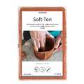 GLOREX | hobby time Soft natural clay — white or terracotta, 500 g / terracotta