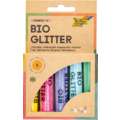 folia® | BIO GLITTER Mix sets — 5 x 7 g tubes, rainbow, set