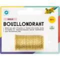 folia® | Bullion Wire — 60 metre rolls, gold, made of brass