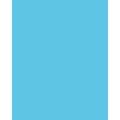 folia® |  Coloured Photo Card packs — 300 gsm, 50 cm x 70cm, sky blue