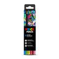 uni | POSCA Pencil packs — assorted colours, 6 pencils