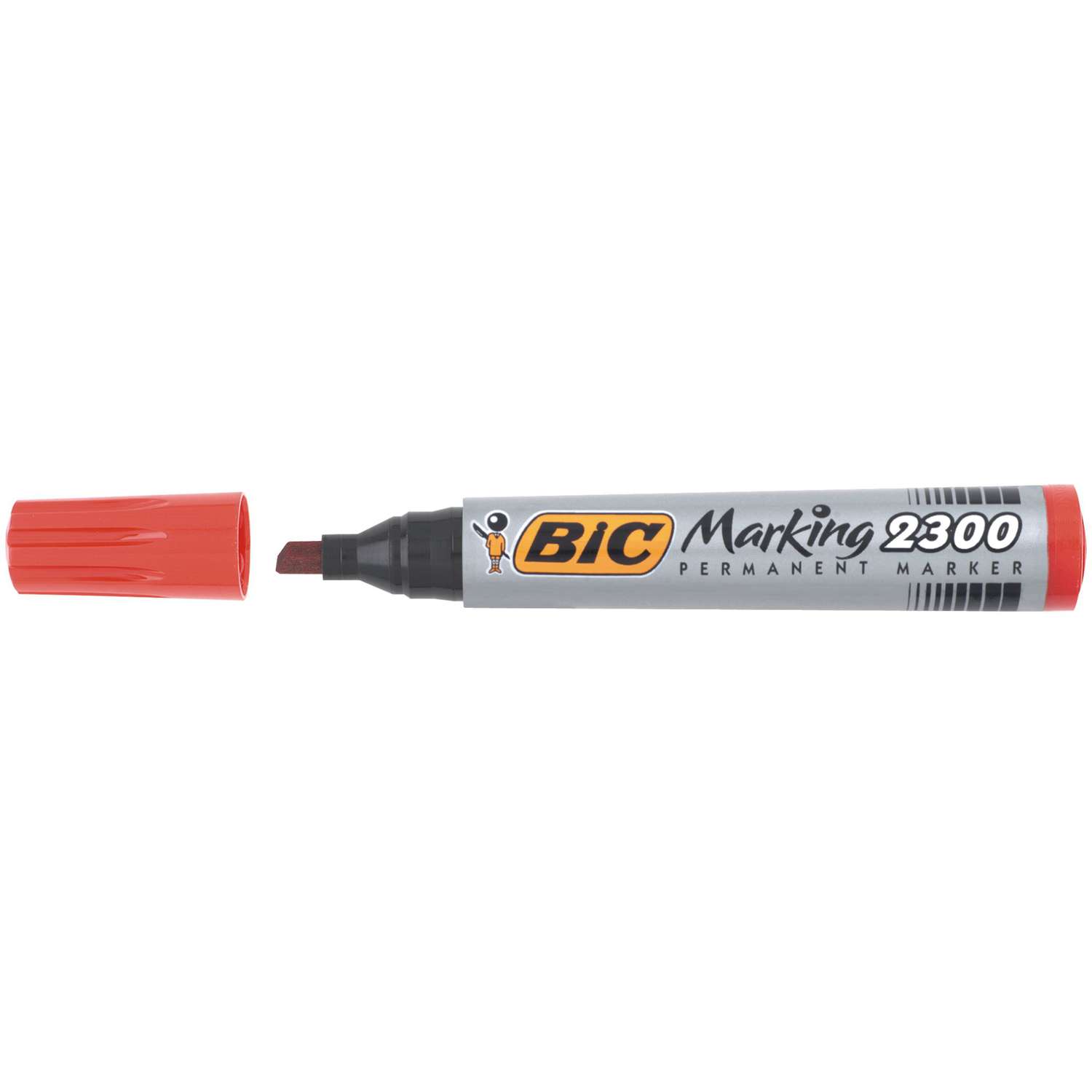 BIC Marking 2300 ECOlutions – 4 Stuks Permanente Markers, Zwart, 1,7 Mm Punt, Snel Drogend En Milieuvriendelijk