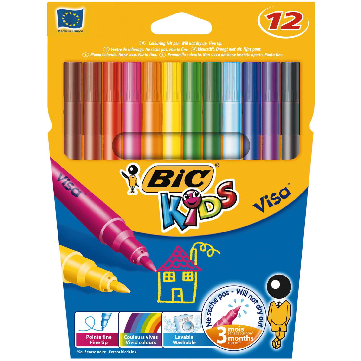 BIC Kids Couleur Felt-tip Pens 36-set