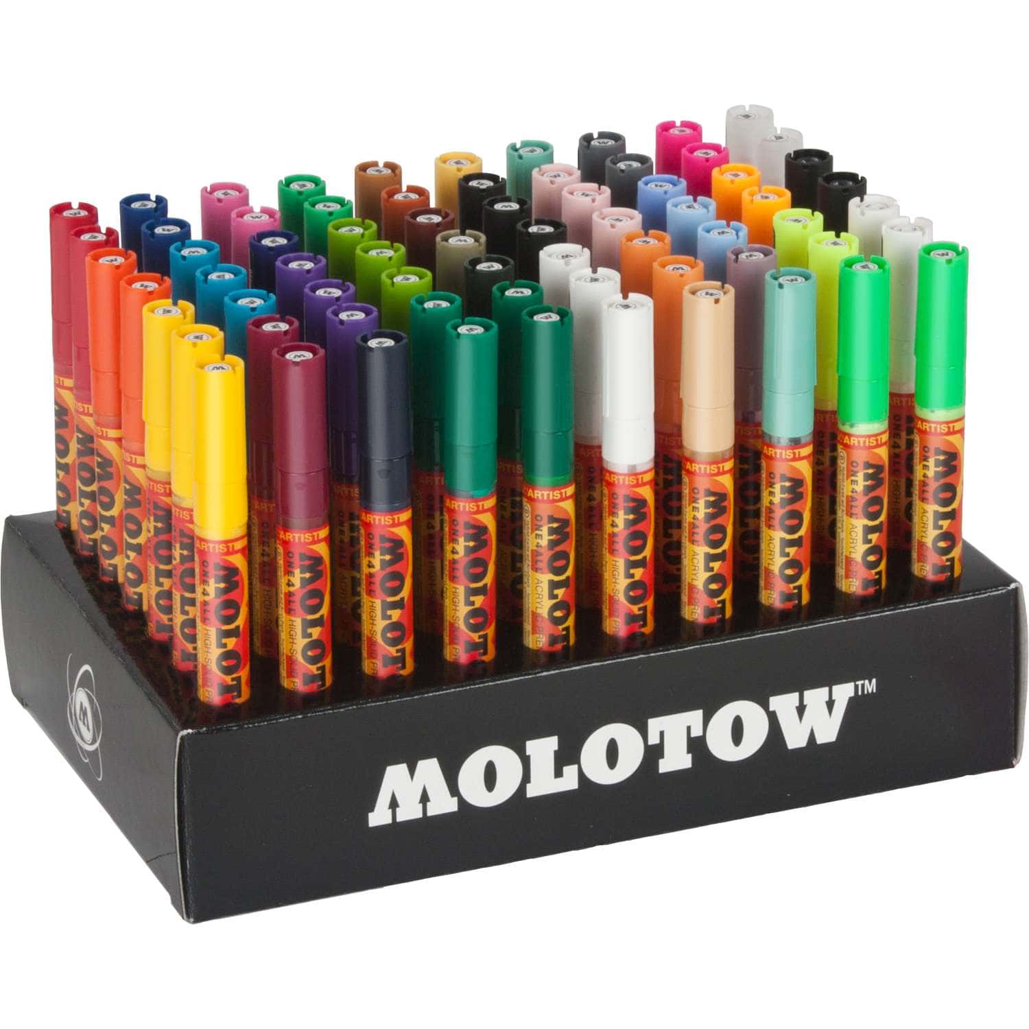 Molotow One4All 127HS Complete Display Set, 50,000+ Art Supplies