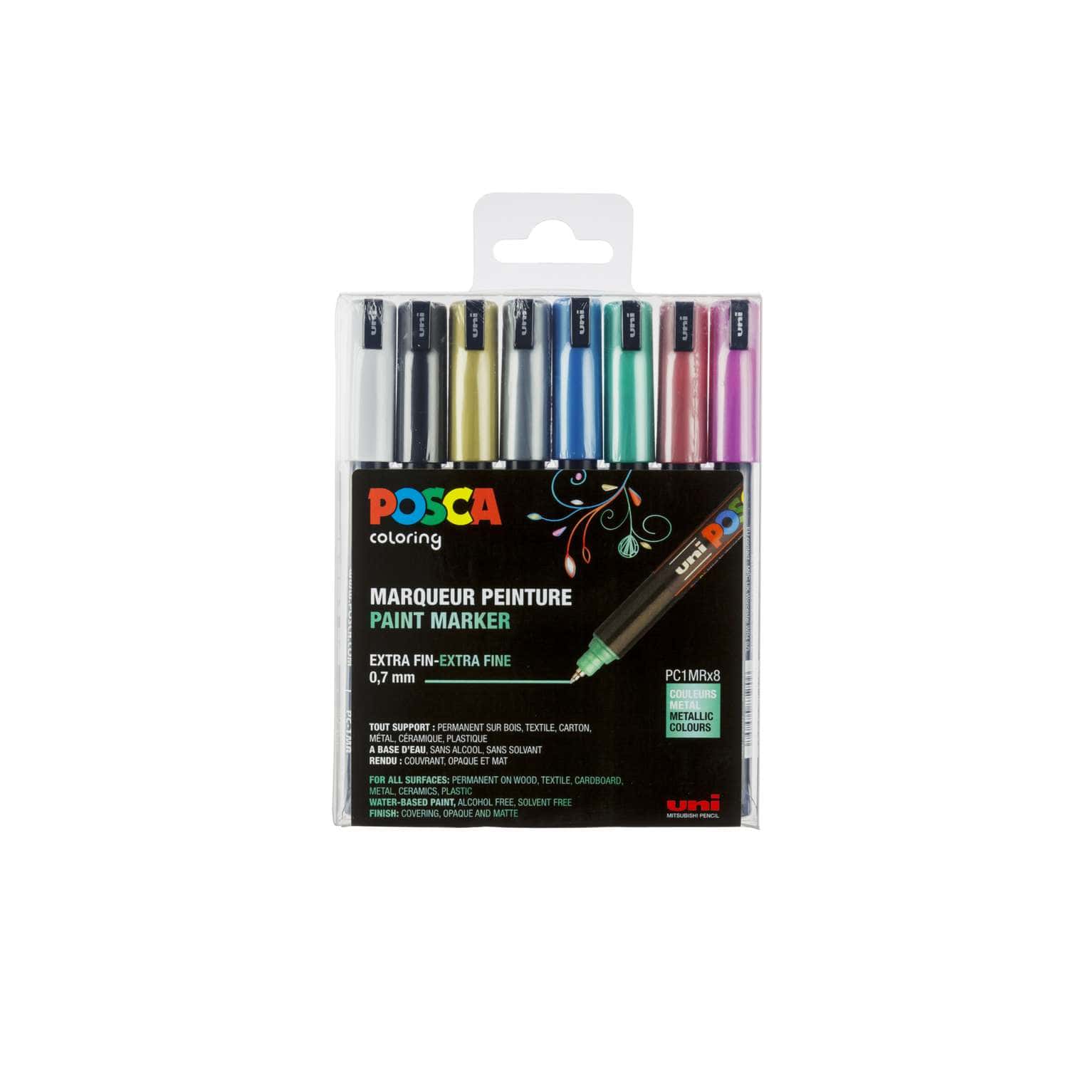 Uni-posca Paint Marker Pen - Extra Fine Point - Set UK