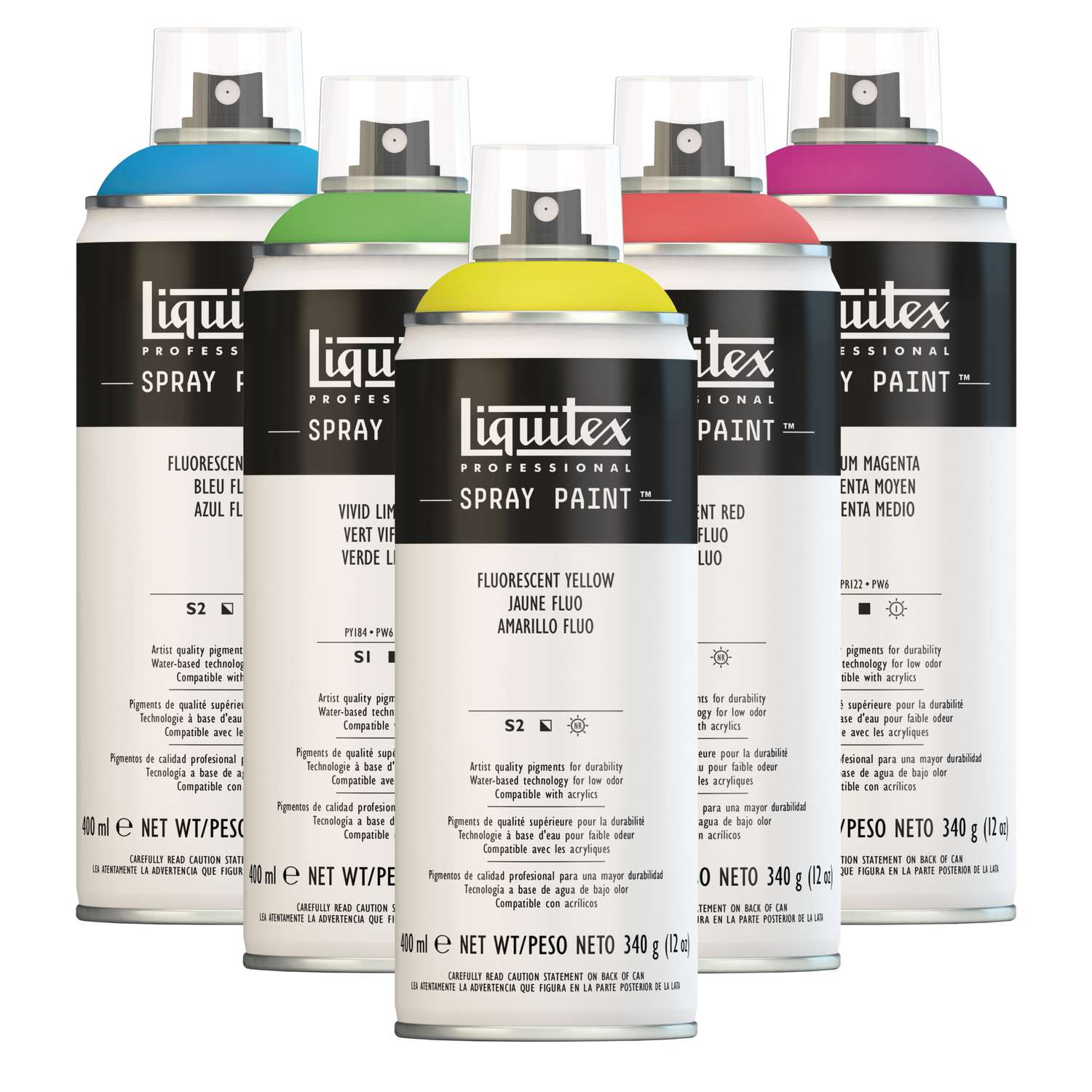 Liquitex 400ml Professional Acrylic Spray Paint - Iridescent Rich Silver