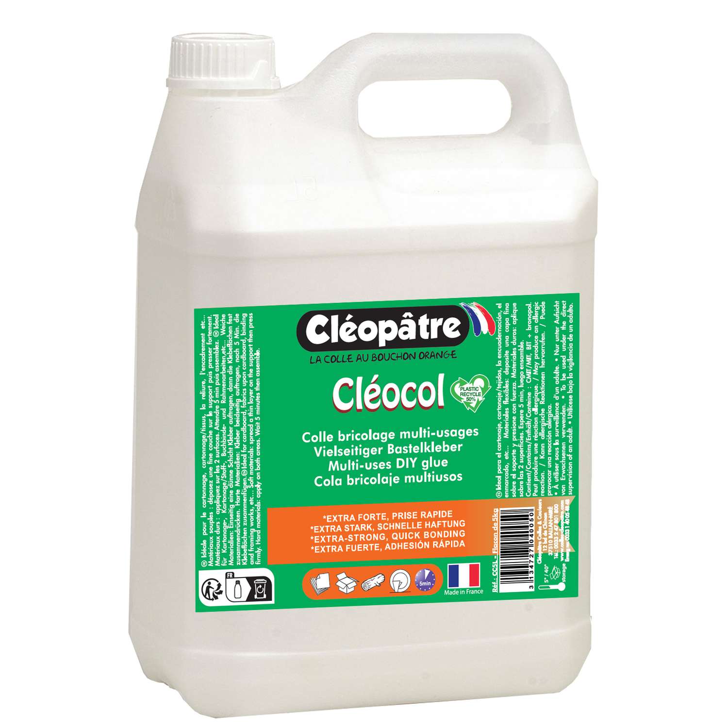 Colle liquide transparente 250 ml Cleopatre