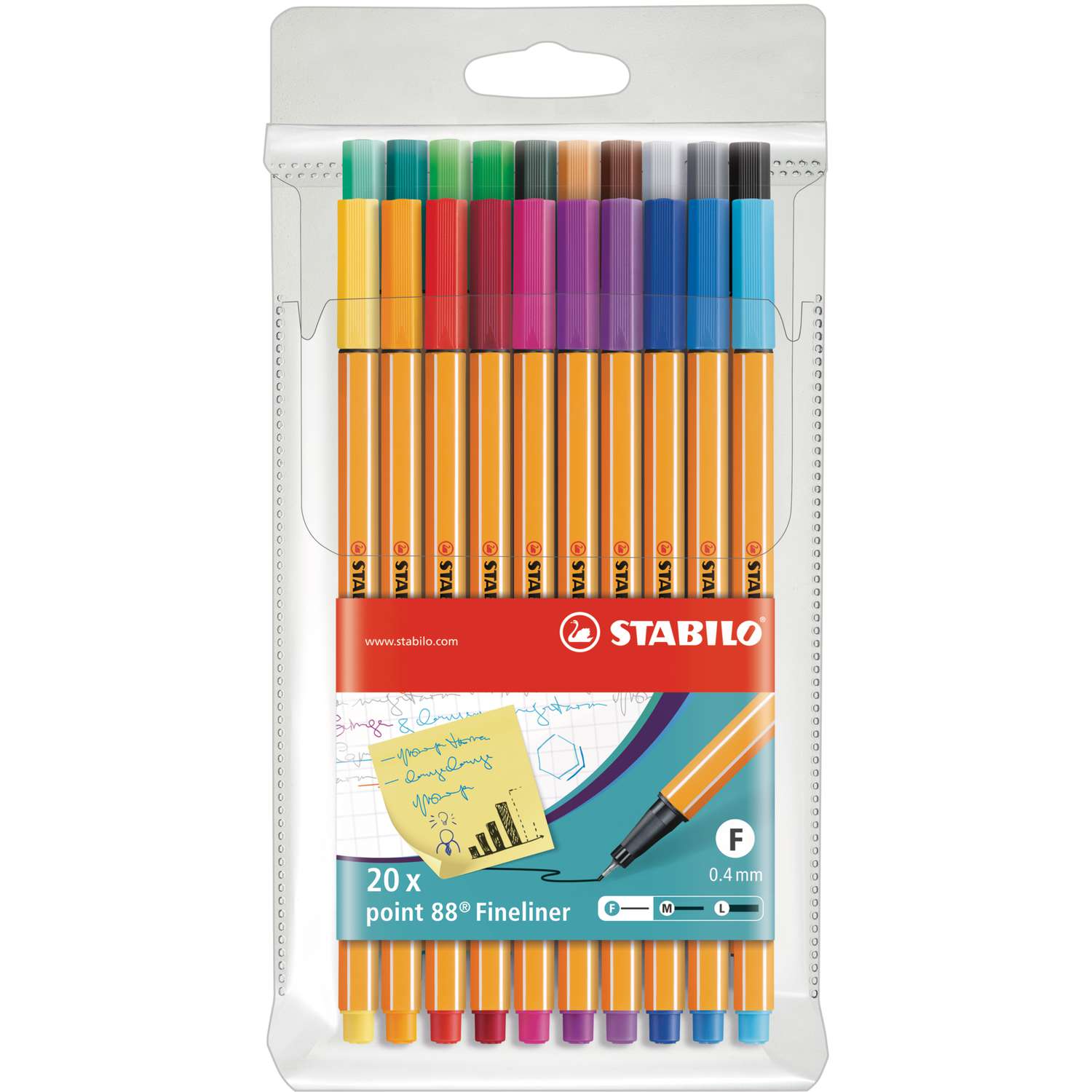 Stabilo Point 88 Fineliner Pen Sets, 50,000+ Art Supplies