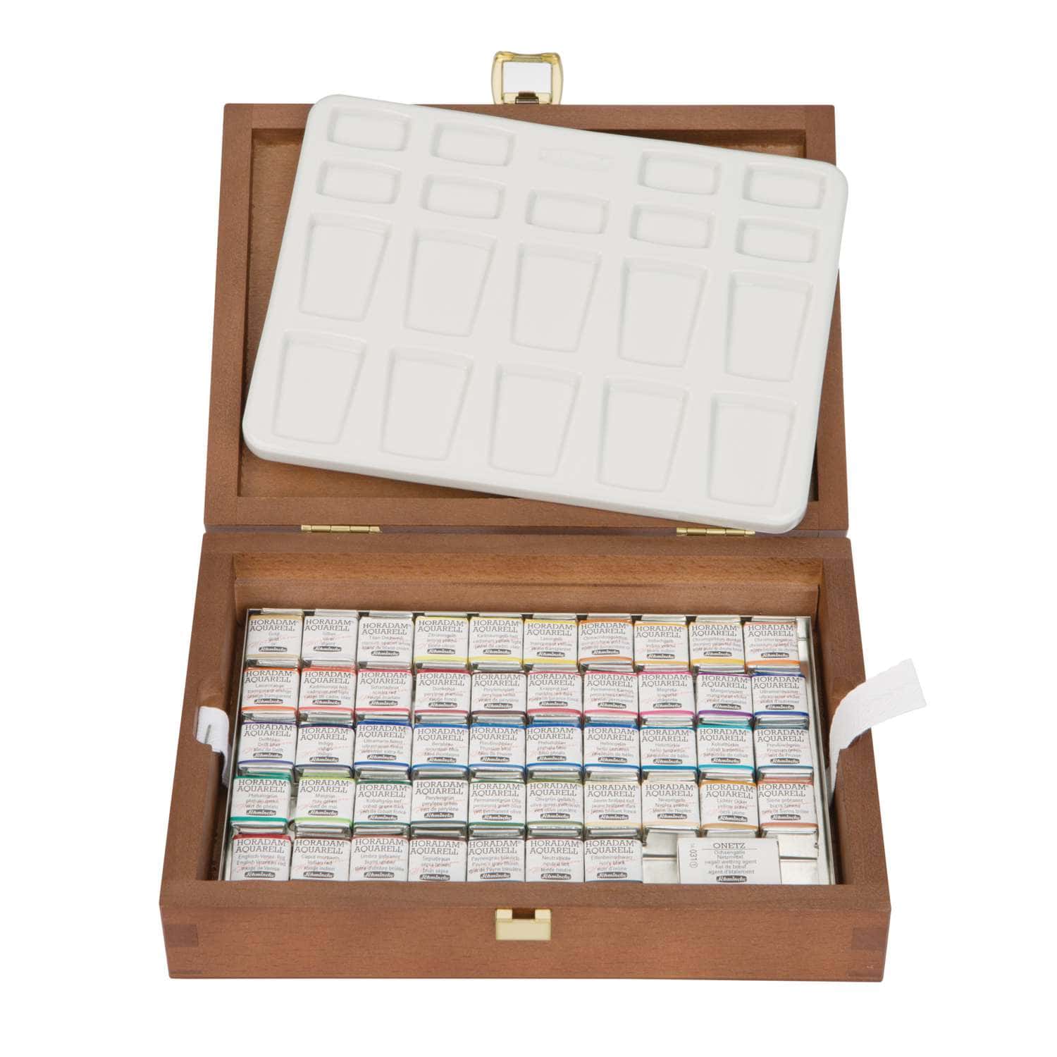 Schmincke Horadam Watercolour Wooden Box Sets 50,000+ Art Supplies