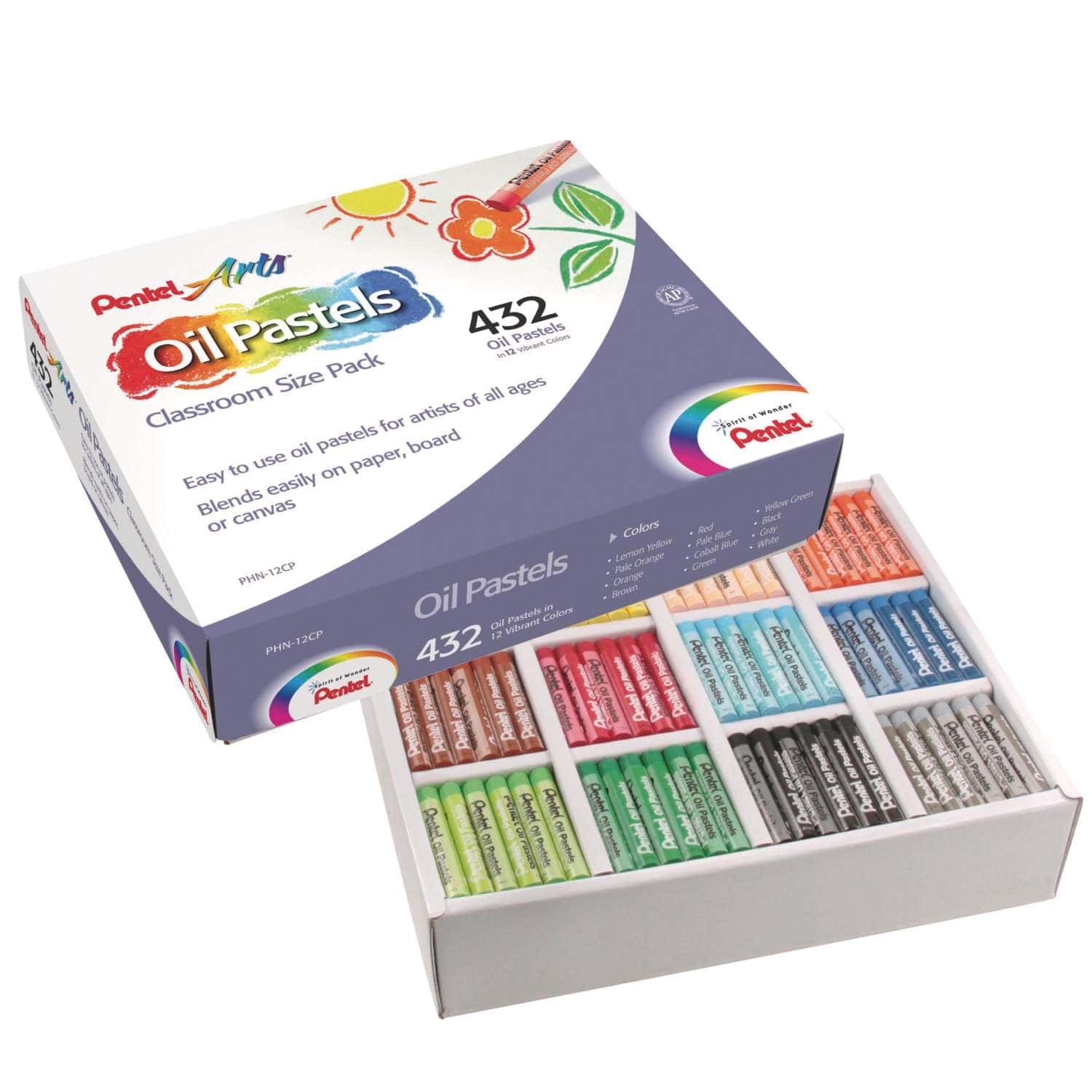 Faber-Castell Oil Pastel Crayons – 12 Vibrant Colors – Beginner Oil Pastel  Set 
