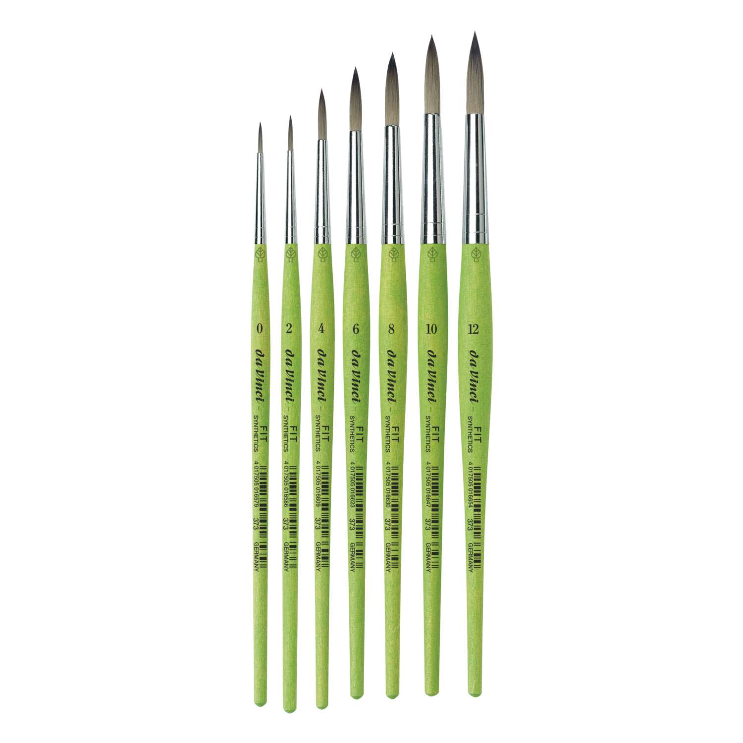 Set De 5 Pinceaux Ronds Synthétiques Da Vinci Série 303 – Tailles 1 à 5 – Pour Aquarelle, Acrylique Et Huile