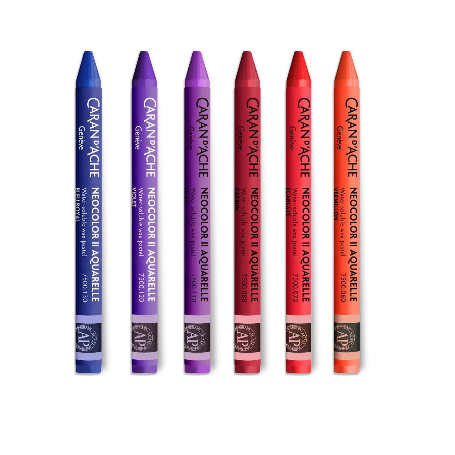 Caran D'Ache : Classic Neocolor I : Pink - Wax Crayons