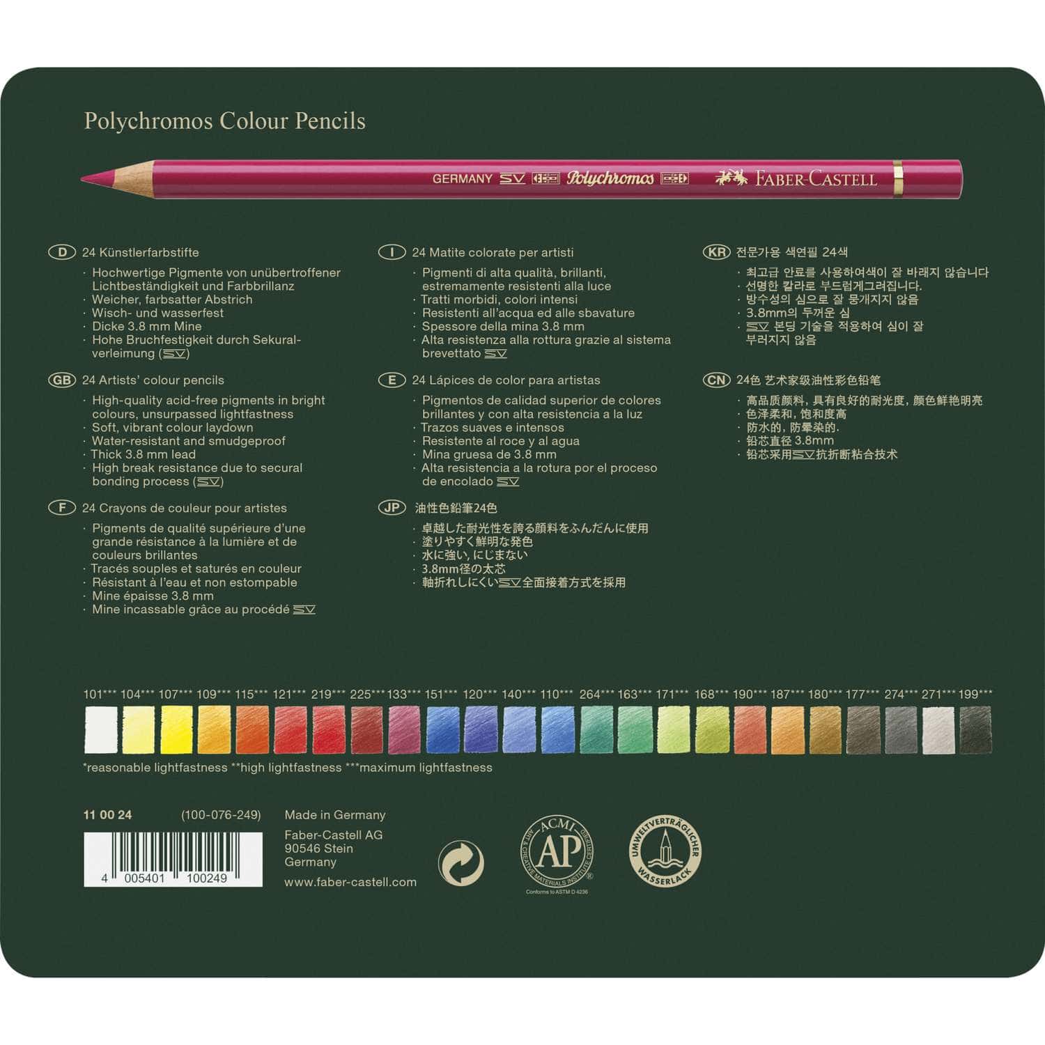 Faber-Castell Colour Pencil Polychromos Sets — Wallack's Art Supplies &  Framing