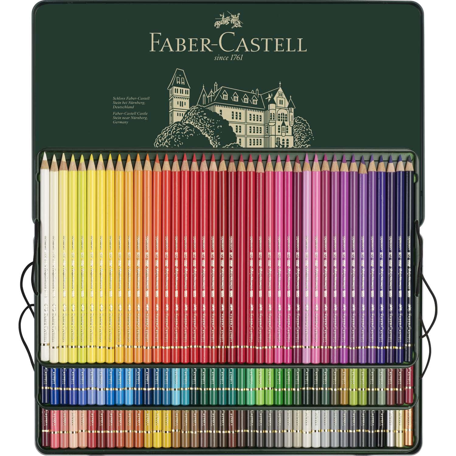 Faber Castell Polychromos Artists Pencil tin set of 60 - Best