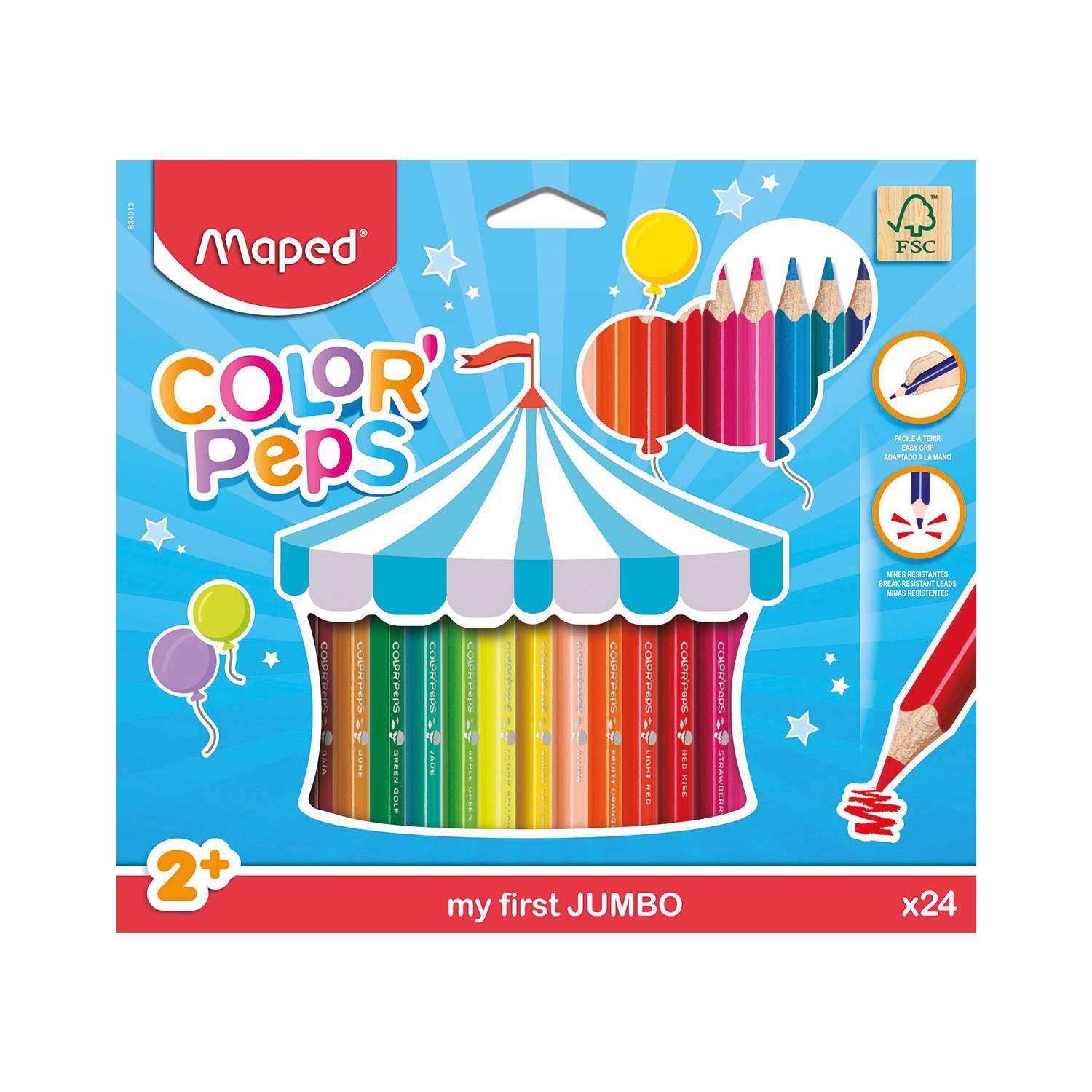 Color Peps Set Maped® | COLOR'PEPS my first JUMBO — sets | 50,000+ Art Supplies | Your ...