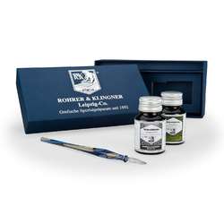 ROHRER & KLINGNER | Writing Ink set — 2 inks + pen