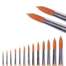 JAX® | round school brushes Series C — synthetic