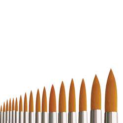 Raphaël® | KAERELL Blue Round brushes — series 8204