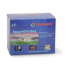 STOCKMAR | Supplementary Watercolour set — 6 x 20 ml PE bottles