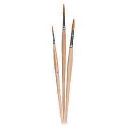 JAX® | school brush set Series C — 3 round synthetic brushes