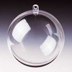 Transparent Acrylic Balls — 2 halves