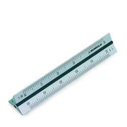 RUMOLD | Aluminium Triangular Rulers — 10 cm long