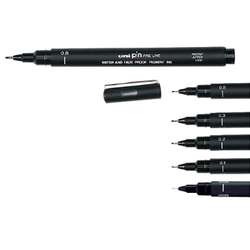 Buy Aristo 0.8mm Pigment Liner 6 Pens, Waterproof Quick Drying