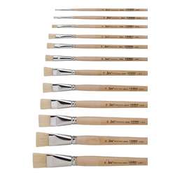 JAX®-Hair | Long-Handled Flat Hog Bristle brushes — individual
