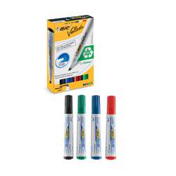 BiC® | ECOlutions® Velleda 1751 Whiteboard Markers — set of 4