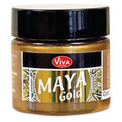ViVA DECOR® | Maya Gold Effect Paints — jars