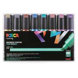uni | POSCA Paint Marker set PC8K — 8 metallic colours