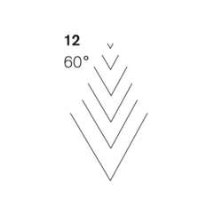 pfeil | Professional Deers Foot 60° Gouge — blade 12