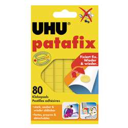 UHU® | patafix yellow Adhesive Pads — packs of 80