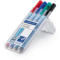 STAEDTLER® | Lumocolor Dry Erase Marker Pack of 4