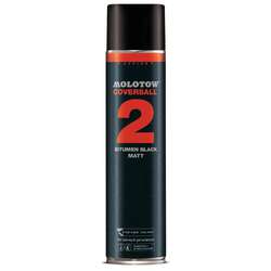 MOLOTOW™ | COVERSALL™ 2 Spray Paint — bitumen black matt