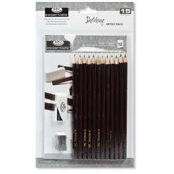 Royal & Langnickel RART-200 Essentials Sketching Pencil Set, 21-Piece