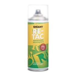 GHIANT | RE-TAC Repositionable Mounting spray — 400 ml