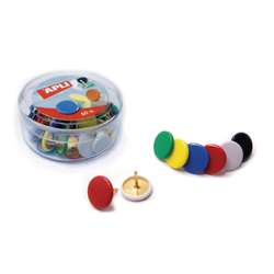 ®APLI | Coloured Thumbtacks — boxes of 50