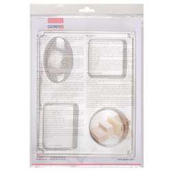 GLOREX | Relief Moulds — pack of 4